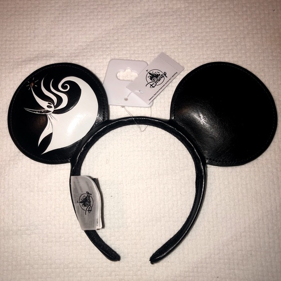 Disney Parks Nightmare Before Christmas Vinyl Ears Jack Oogie Boogie Head Band. - Picture 2 of 3